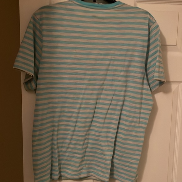 Nice v-neck INC tee with pocket zipper and buttons on shoulder! - Picture 3 of 3
